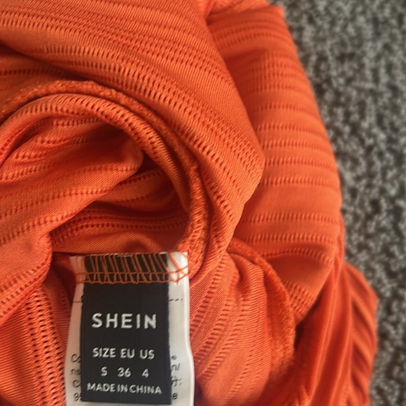 SHEIN Orange and Pink One Piece - Picture 10 of 10